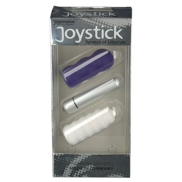JOYDIVISION Joystick Vibrator micro-set Gyro violett + weiß