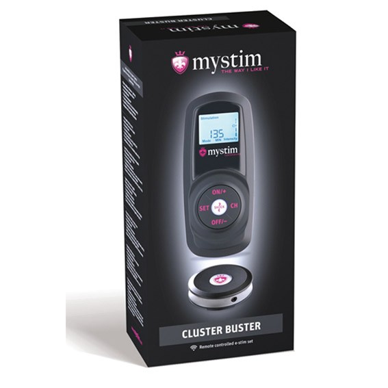 MYSTIM Cluster Buster Remote Controlled e-stim set