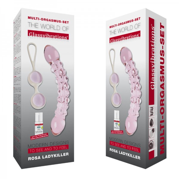 Rosa Ladykiller, Intensiv-Kugeln & AQUA Intim BioMed Glide 4ml