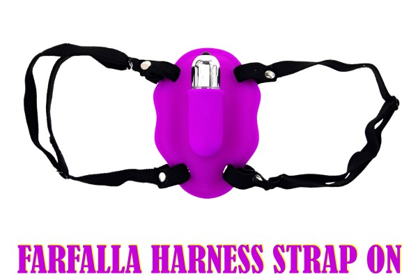 Harness-Vibrator Farfalla violett